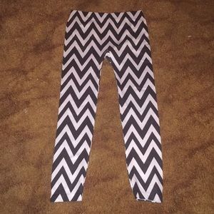 Black and white leggings